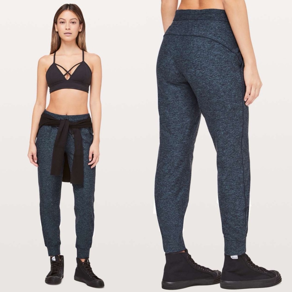 lululemon | Ready To Rulu Pant *Updated 29" Heathered True Navy/Black 6